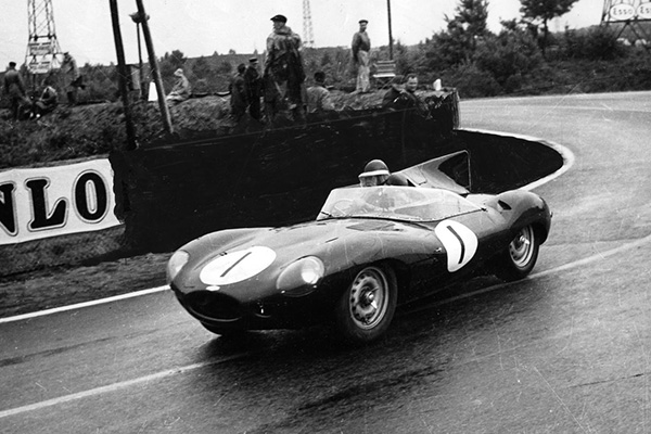 D-Type Jaguar at Le Mans