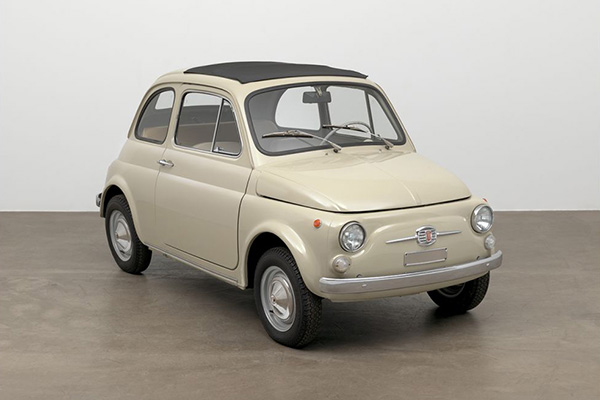 Cream Classic Fiat 500