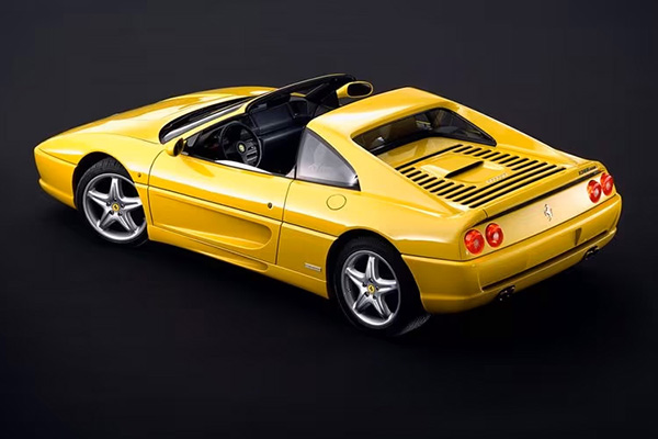 Yellow Ferrari F355 Gts