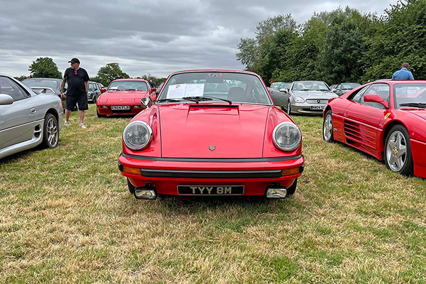 Red Porsche 1973 911S