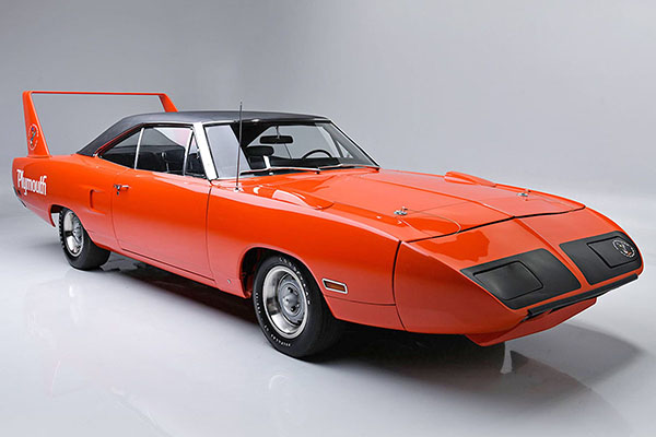 Red 1970 Plymouth Road Runner Superbird