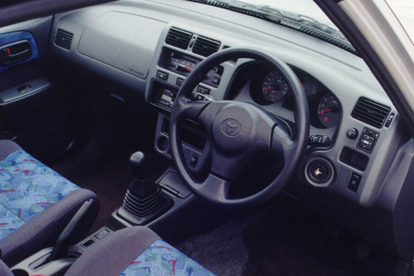 Interior of Toyota RAV