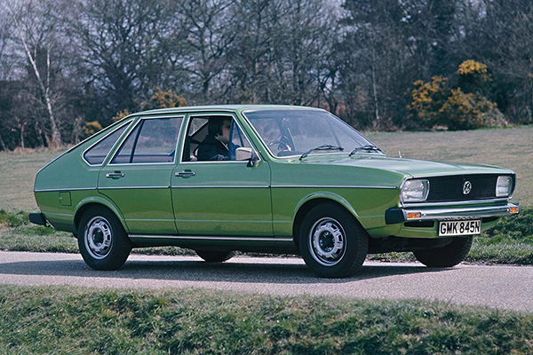 Light green 1974 VW Passat
