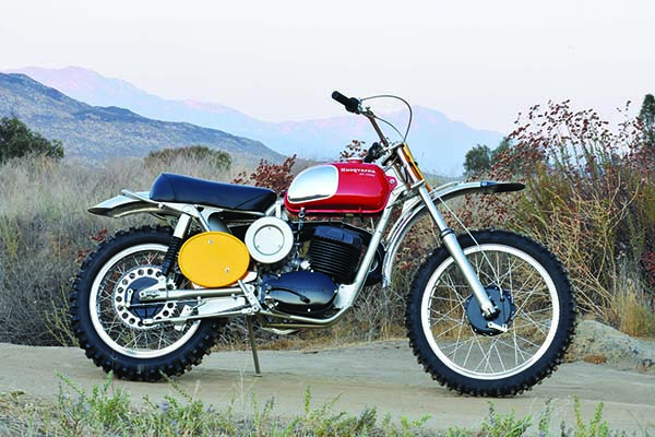 1971 Red Tank Husqvarna 400 Cross photo Courtesy of Motorcycle Classics