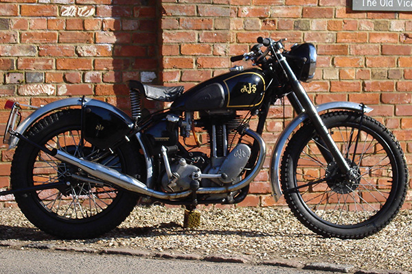 Black 1946 Ajs 498Cc Model 18C Trials Frame Courtesy Bonhams Cars