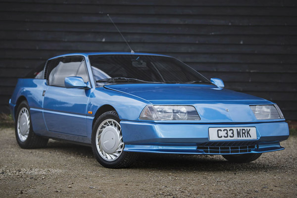 Blue Renault Alpine