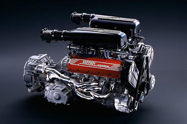 Ferrari F355 Spider Engine 1995