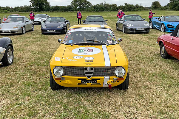 Yellow Alfa Romeo GTI Junior