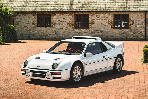 White 1980S Ford Rs200